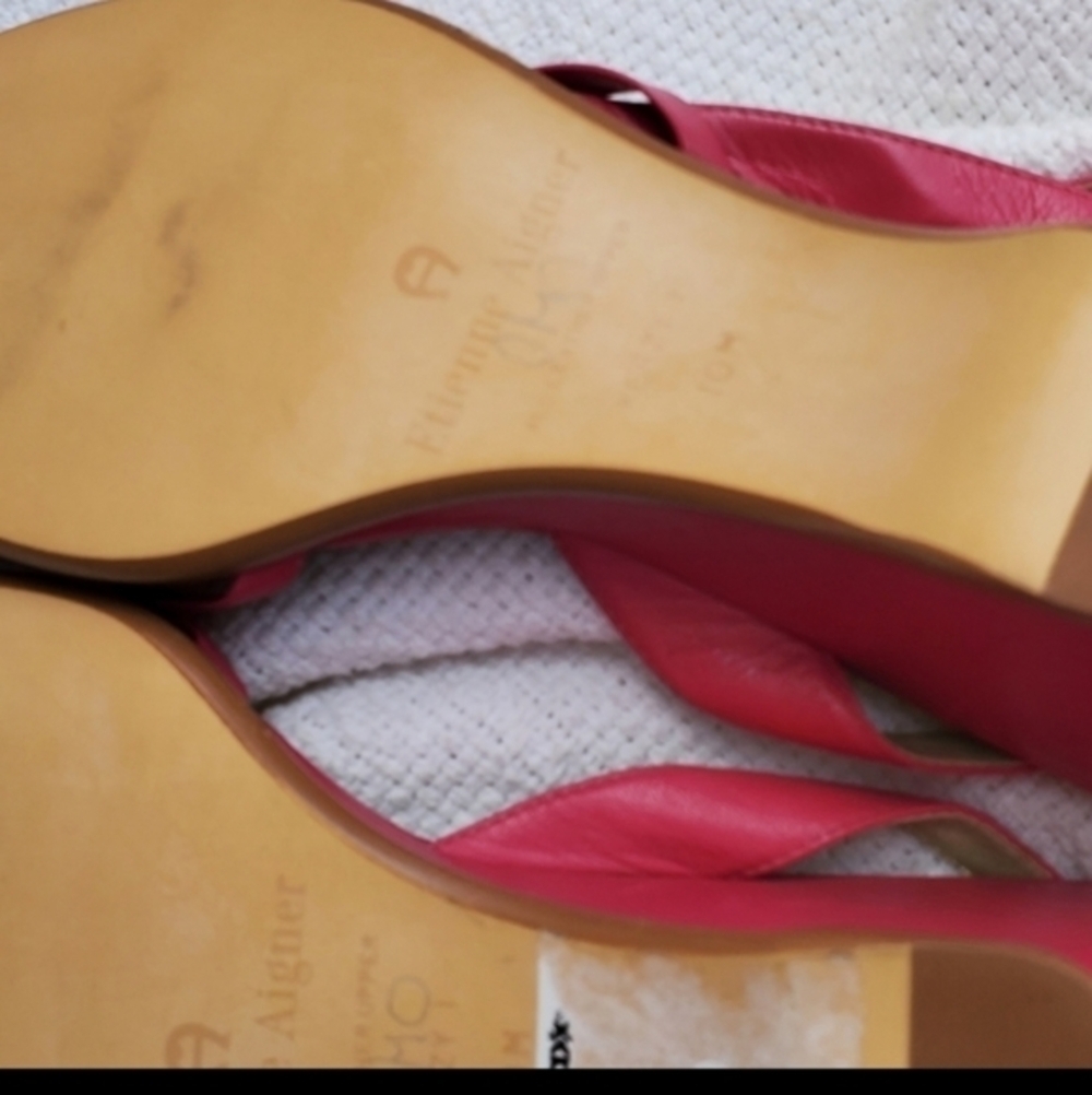 Etienne Aigner pink Kersey sandals 10 NWT‎ - Picture 8 of 11